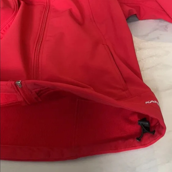 Windbreaker jacket red, brand :Karbon, size L - Picture 5 of 6